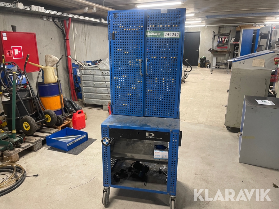 Værktøjsskab på hjul