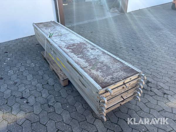 Stilladsplanker Jumbo Stillads - 6 styk af 3m