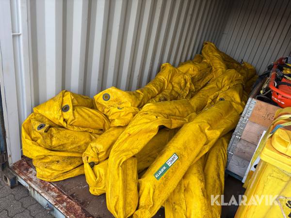 Flydespærre - cirka 50 meter i alt