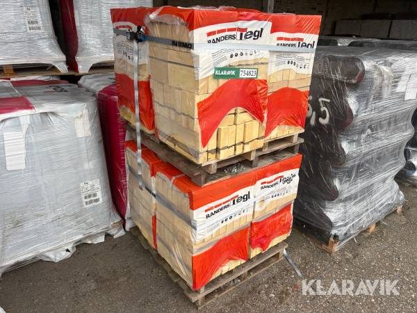Mursten Randers Tegl RT209 - 17 cm bredsten - 512 styk