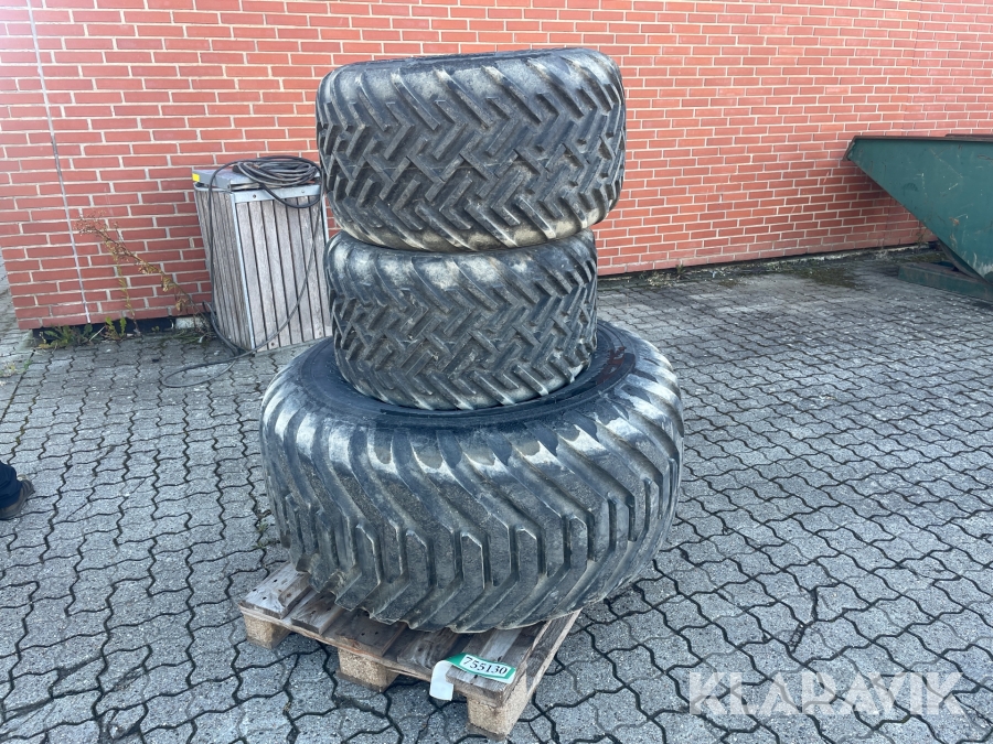 Entreprisedæk til gummiged og minilæsser 3 Styk