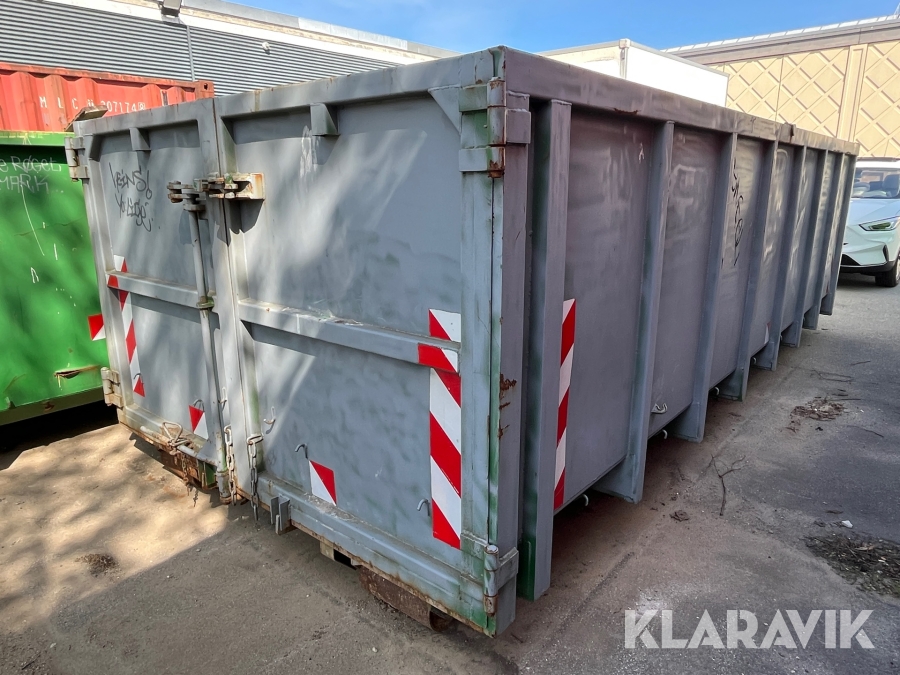 Container todelt - 22 m3