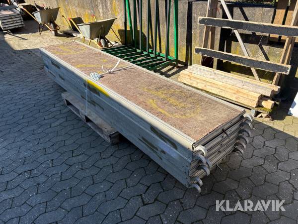 Stilladsplanker Jumbo Stillads - 6 styk af 3 meter