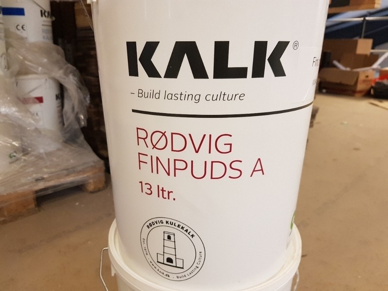 22 spande kalk og kalkvand