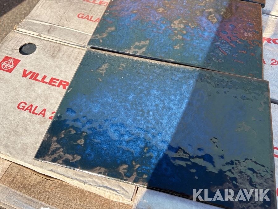 Fliser V&B gala blå - 43,2 kvm