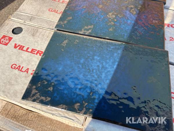 Fliser V&B gala blå - 43,2 kvm