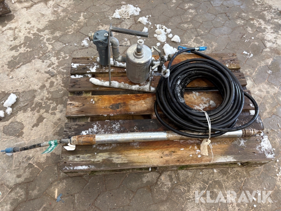 Jordraket  , smøreæg og slanger