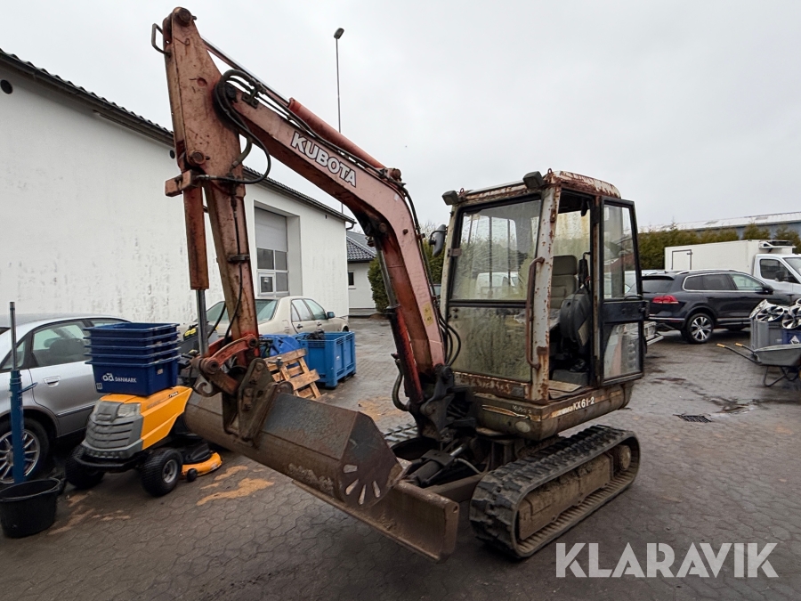 Minigraver Kubota KX61-2 - 2.5 tons