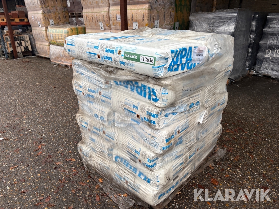 Isolering til hulmur Knauf Granulat - 14 sække á 7,6 kg.