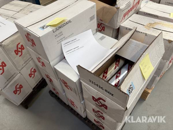 Fugemasse Ljungdahl MS2002 lysgrå og brun 98 styk