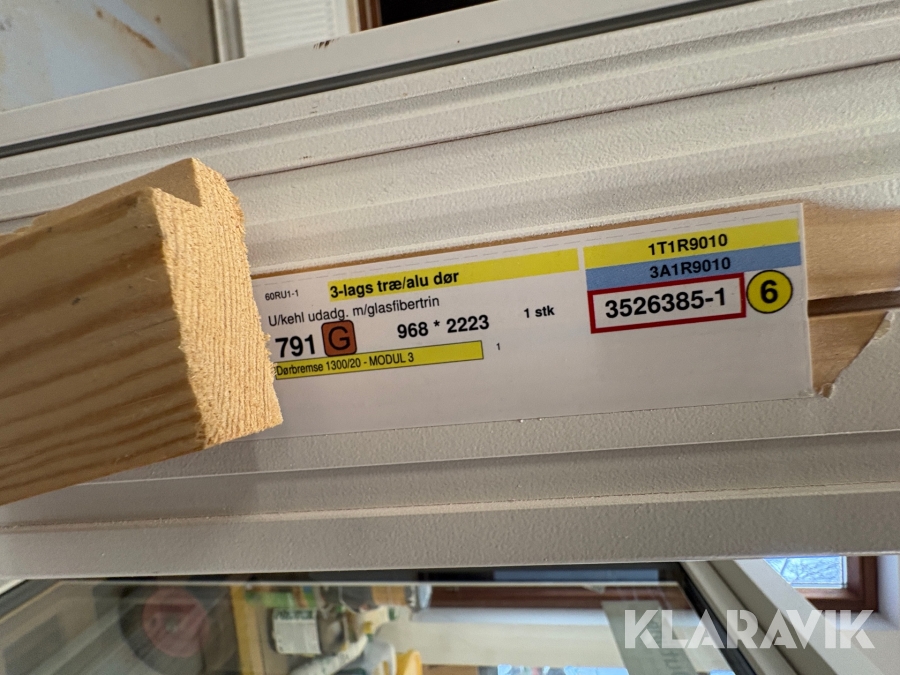 Vinduer og dør Outline 3-lags - 3 styk