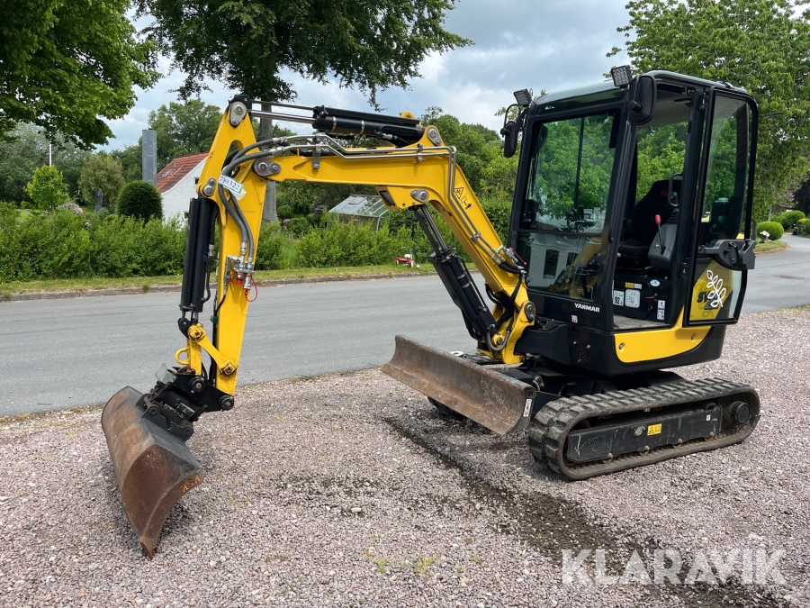 Minigraver Yanmar SV22 2,2 tons
