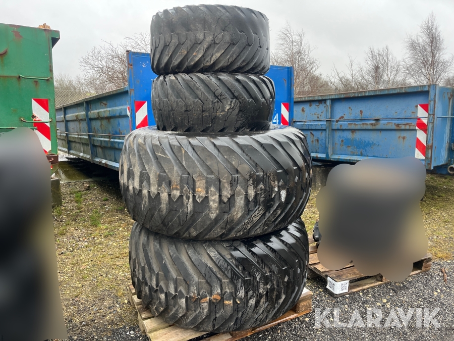 Græsdæk med fælge 4 styk - fra New Holland TNF