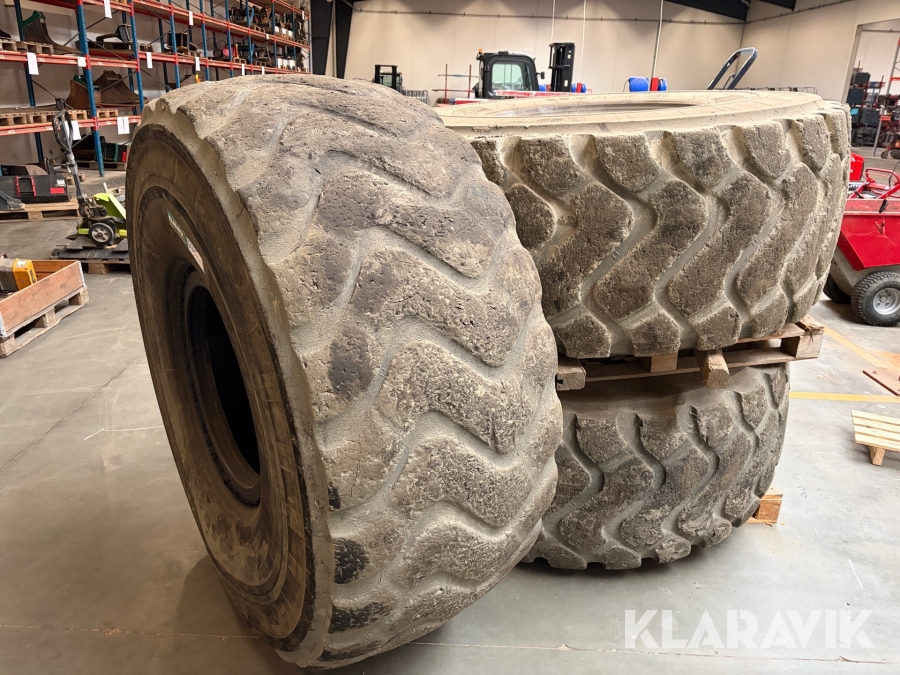 Entreprenørdæk Michelin 29.5R25 - 3 styk