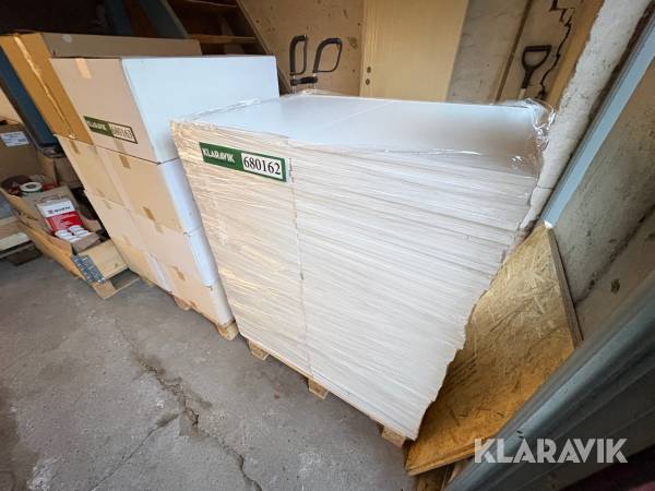 Hylder melamin 60x40x1.2 - 148 styk