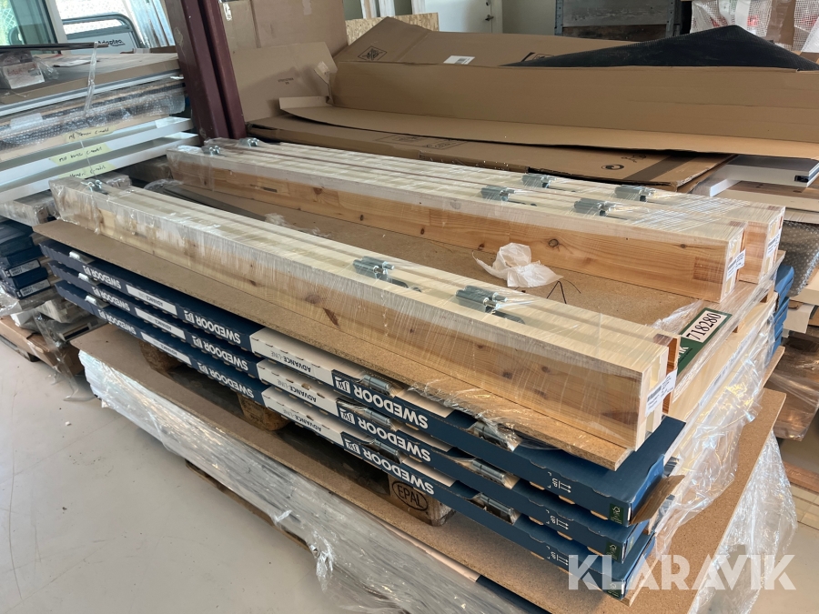 Dobbelt branddøre Swedoor med brandkarme