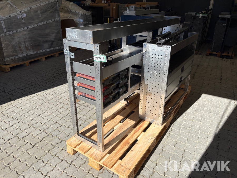 Reol til varebil Aluca - 2 enheder