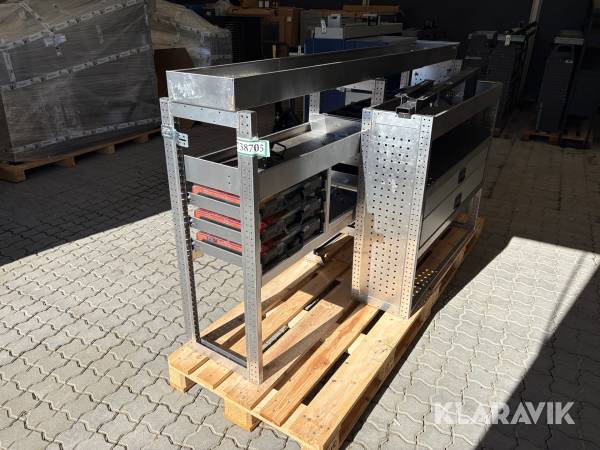 Reol til varebil Aluca - 2 enheder