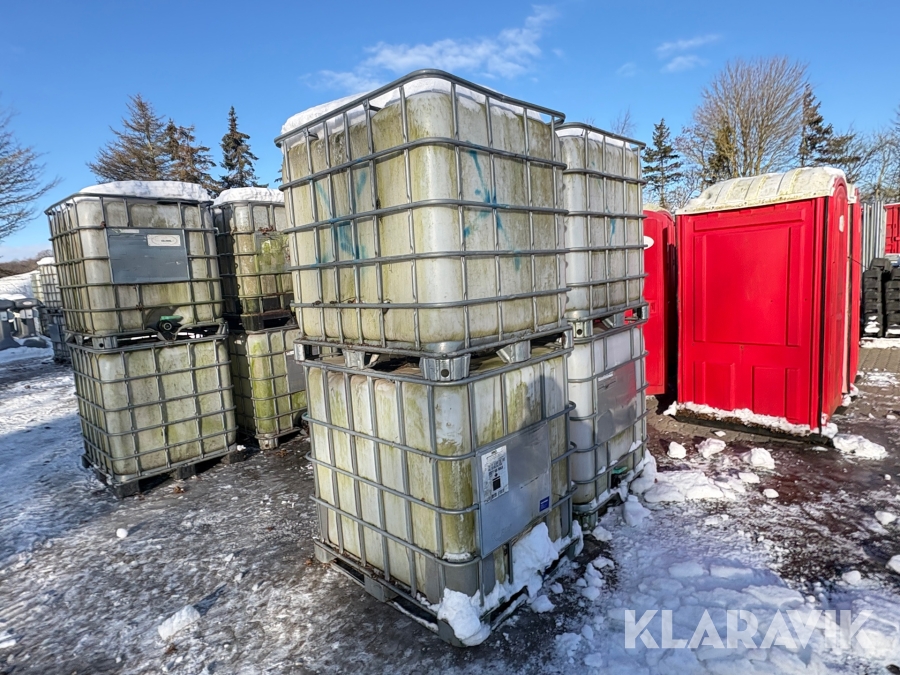 Palletanke 1000 liters 4 styk