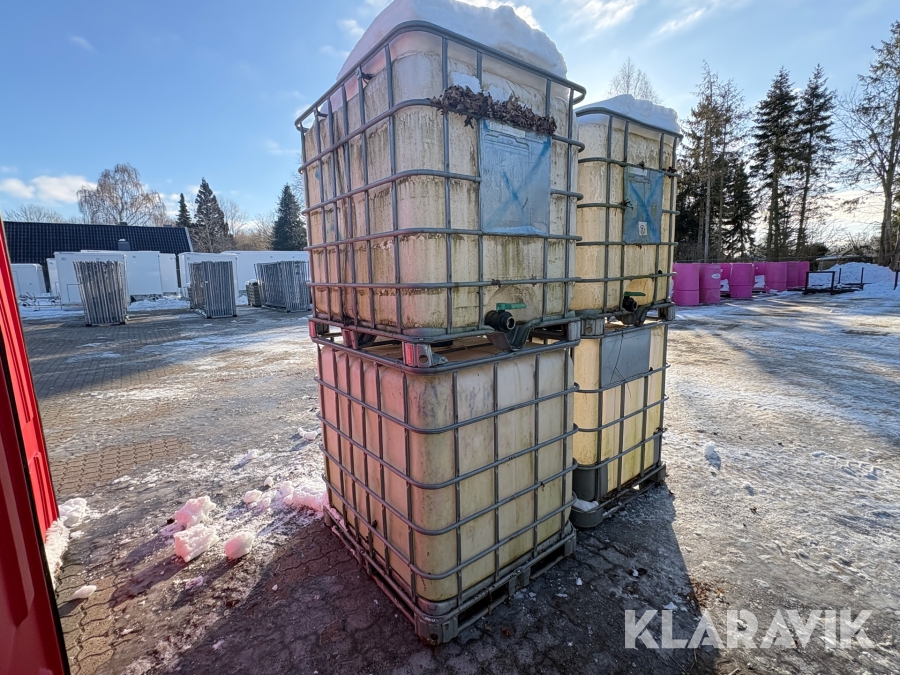 Palletanke 1000 liters 4 styk