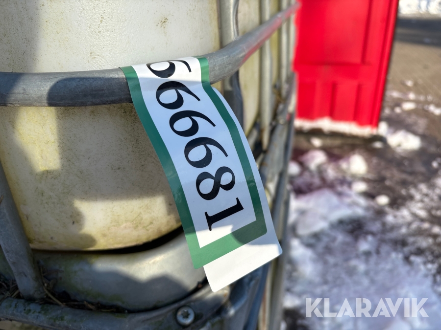 Palletanke 1000 liters 4 styk