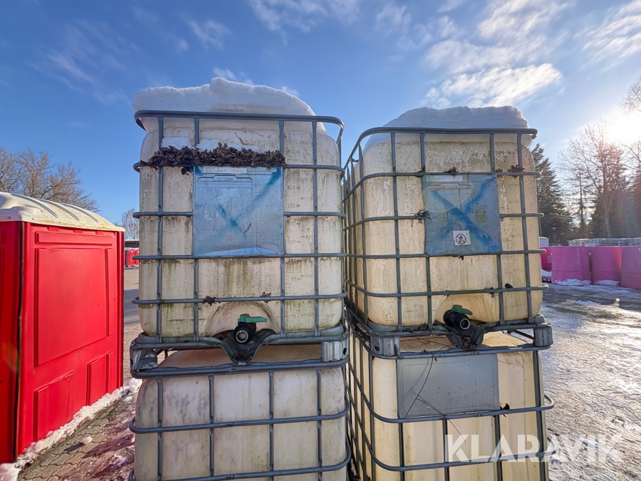 Palletanke 1000 liters 4 styk