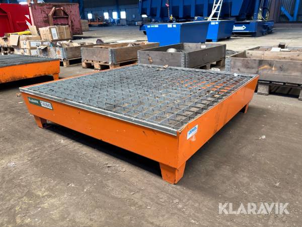 Opsamlingskar / spildbakke Denios Classic-line 4 FC