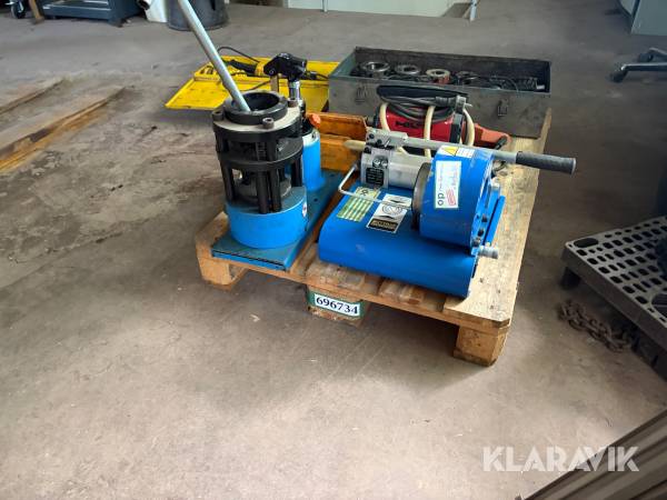Hydraulisk slangepresse sæt med tilbehør