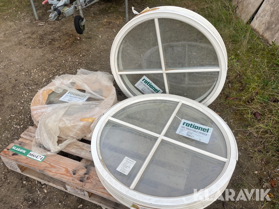 Runde vinduer Rationel 3styk