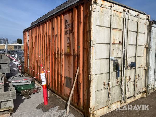 20 fods container alukasse delvis isoleret