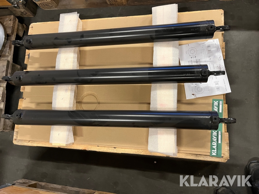 Ubrugte Hydraulikcylindre 3 stk., Lemvig, Klaravik auktioner