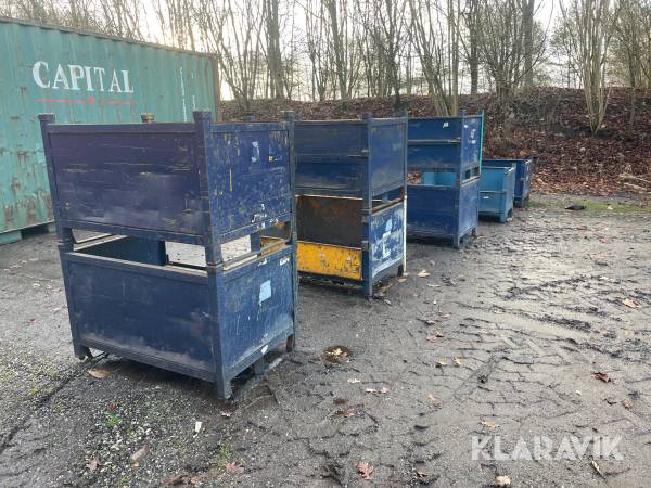 Metal container 6 styk