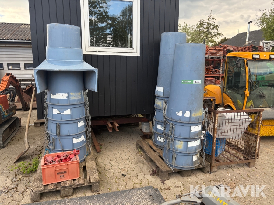 Affaldsskakte / byggeskakte