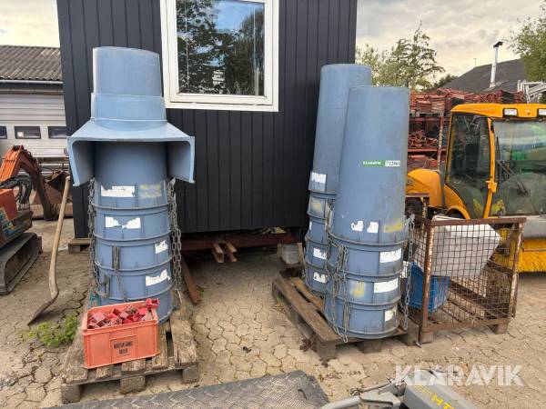 Affaldsskakte / byggeskakte