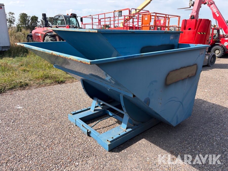 Tipcontainere Tippo 1100 og 3000 - 2 styk