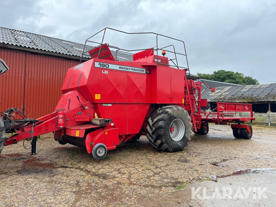 Bigballe presser Massey Ferguson 190 LB