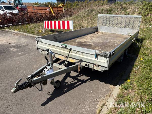 Maskintrailer Variant 3521u4 3500 kg. 2-akslet