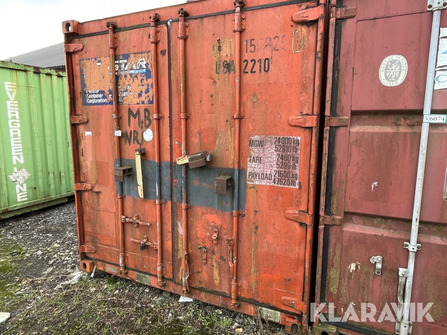 Container i stål 20 fod