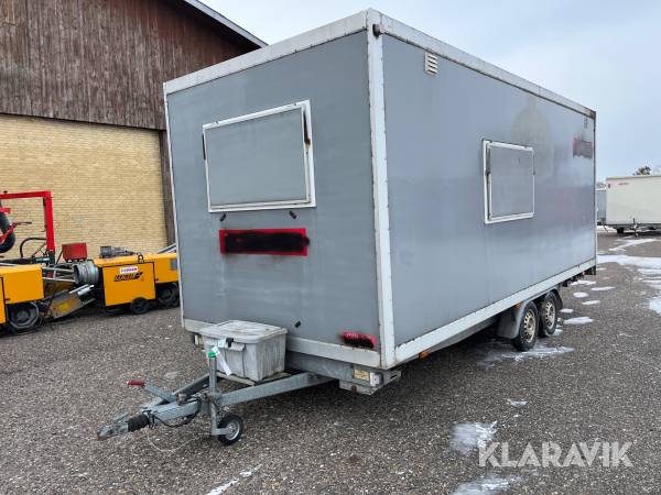 Personalevogn Variant med toilet - 1300kg