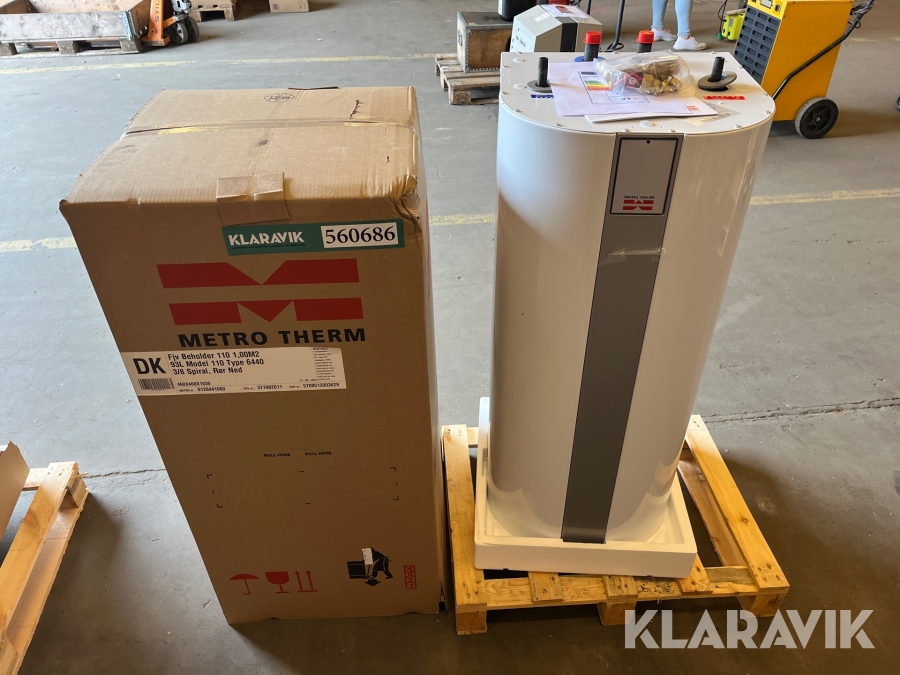 Fjernvarmebeholder Metro Therm 100, Rebild, Klaravik auktion