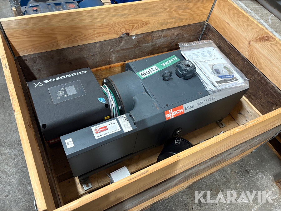 Vacuum pumpe Grundfoss BUSCH Mink MM 1142 BV