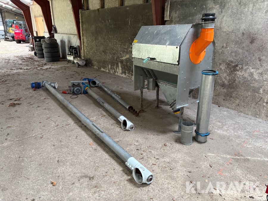 Kornrenser + 3 snegle Big dutchman Type 1