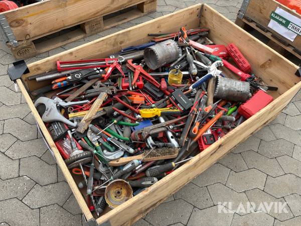 Assorteret håndværktøj - 1 palle