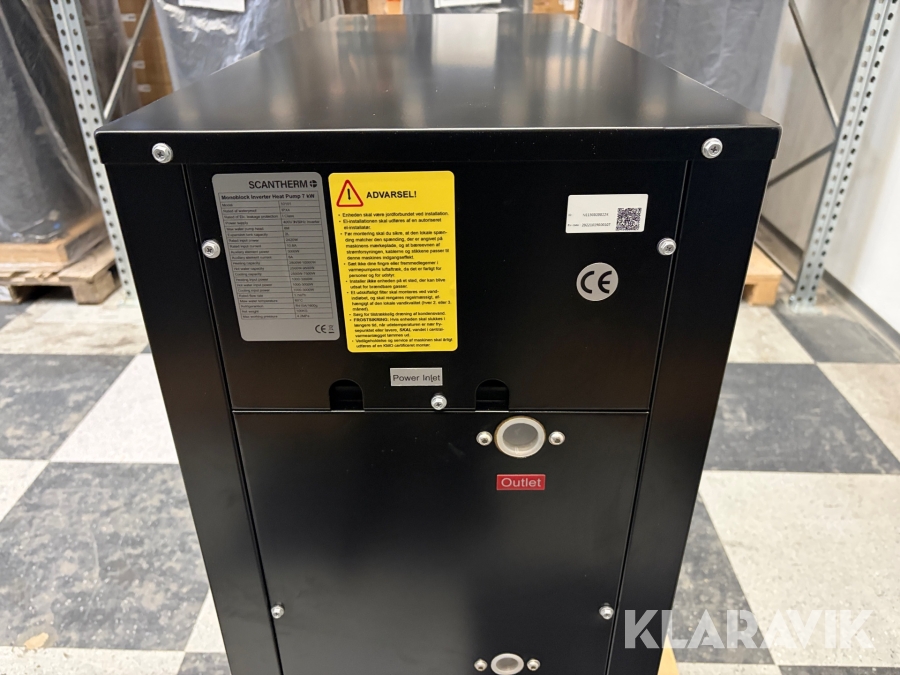 1368341 Varmepumpe Scantherm Blockhus 7 kWMonoblock, Frederikshavn,