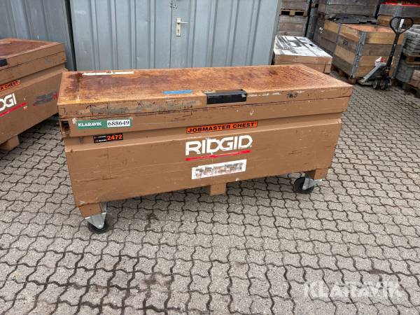 Værktøjs kasse 184x62x108cm RIDGID Jobmaster chest 2472