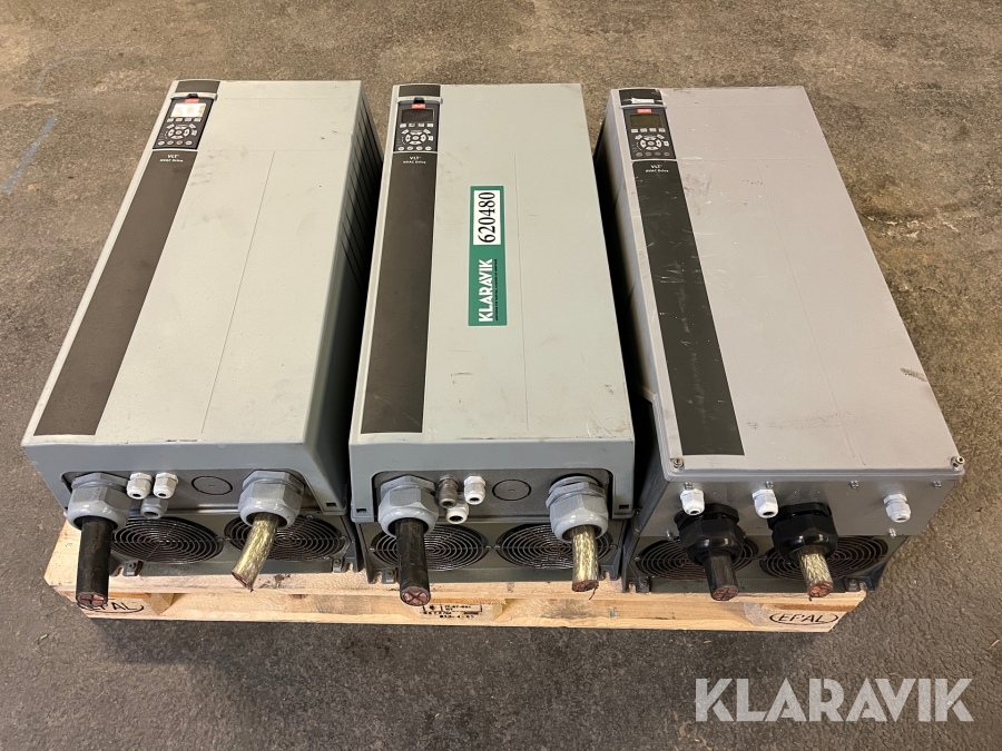 VLT  Danfoss HVAC Drive 3 styk