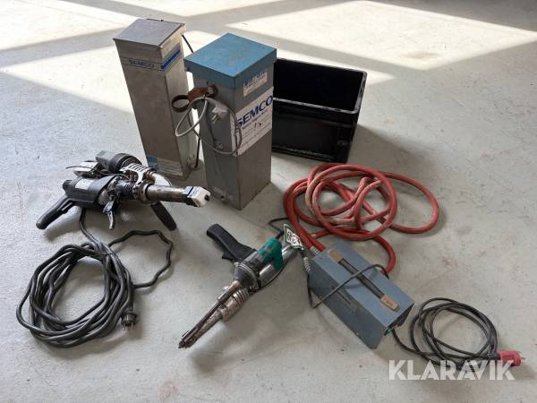 Lot - Plastiksvejsere og elektrodevarmere Munsch,