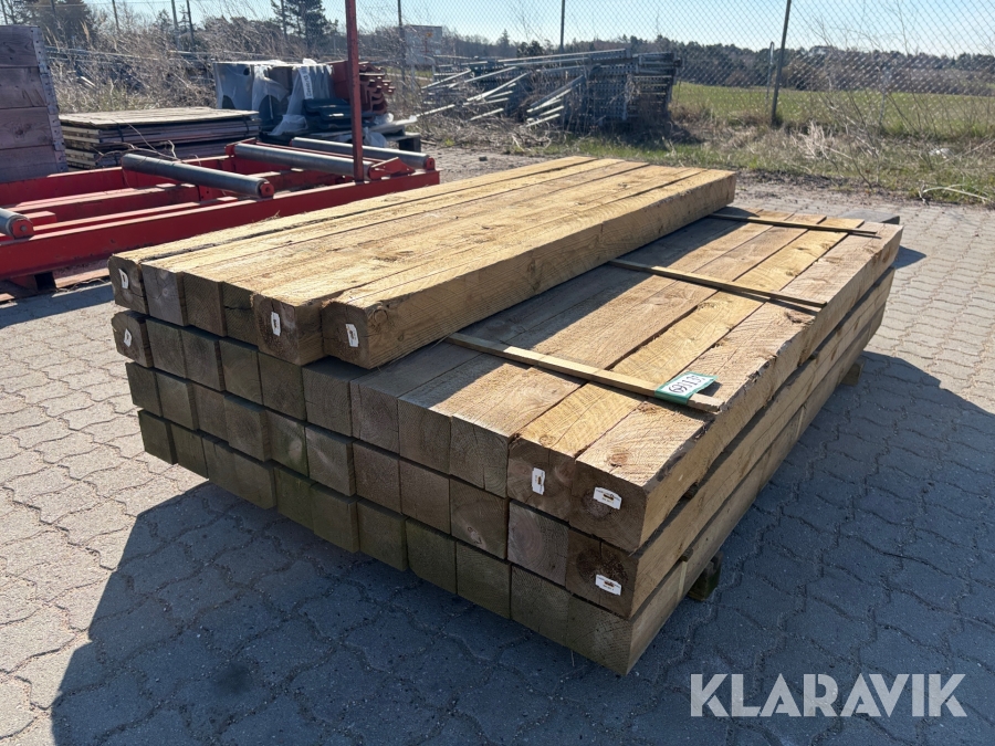 Trykimprægnerede stolper NTR-A 39 styk parti