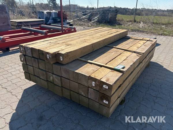 Trykimprægnerede stolper NTR-A 39 styk parti