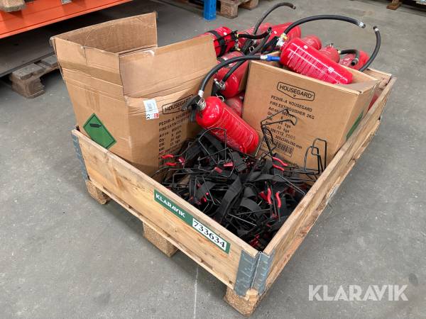 Brandslukkere / Pulverslukkere Housegard 2 kg. - 13A 89B C, cirka 40 styks